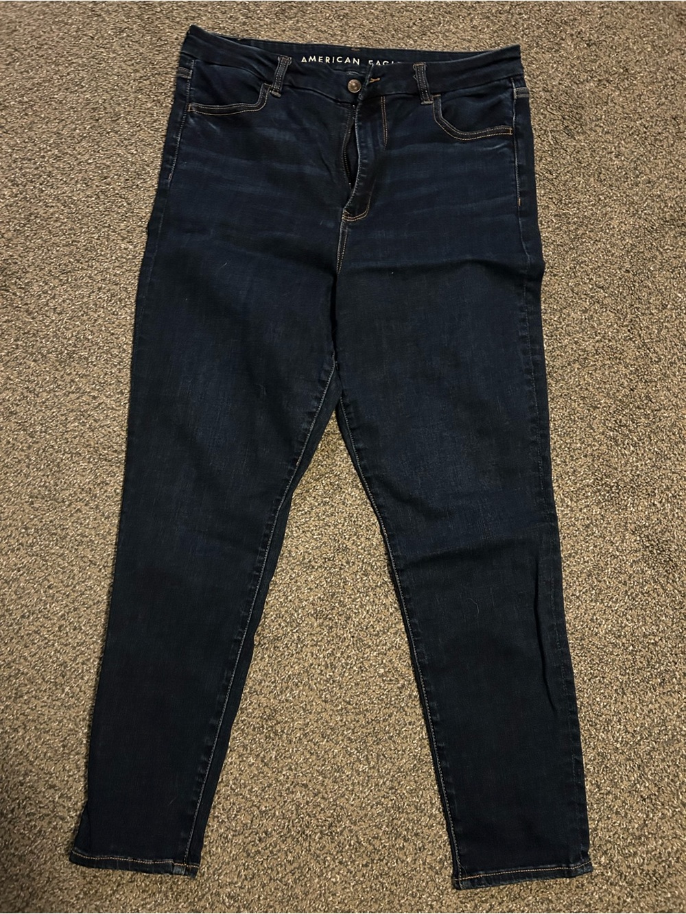 American Eagle dark wash jegging -14 short